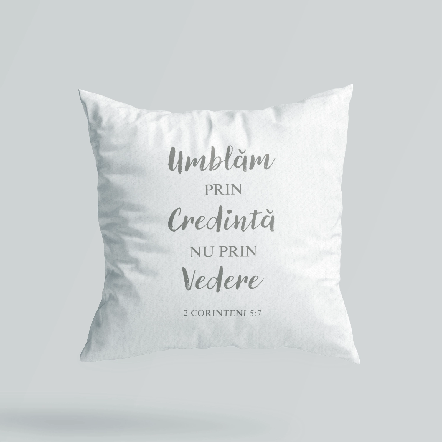 Perna cadou crestin cu verset din Biblie - 2 Corinteni 5:7